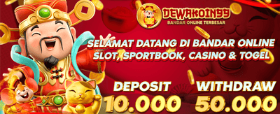 Bonus Selamat Datang Baru banner